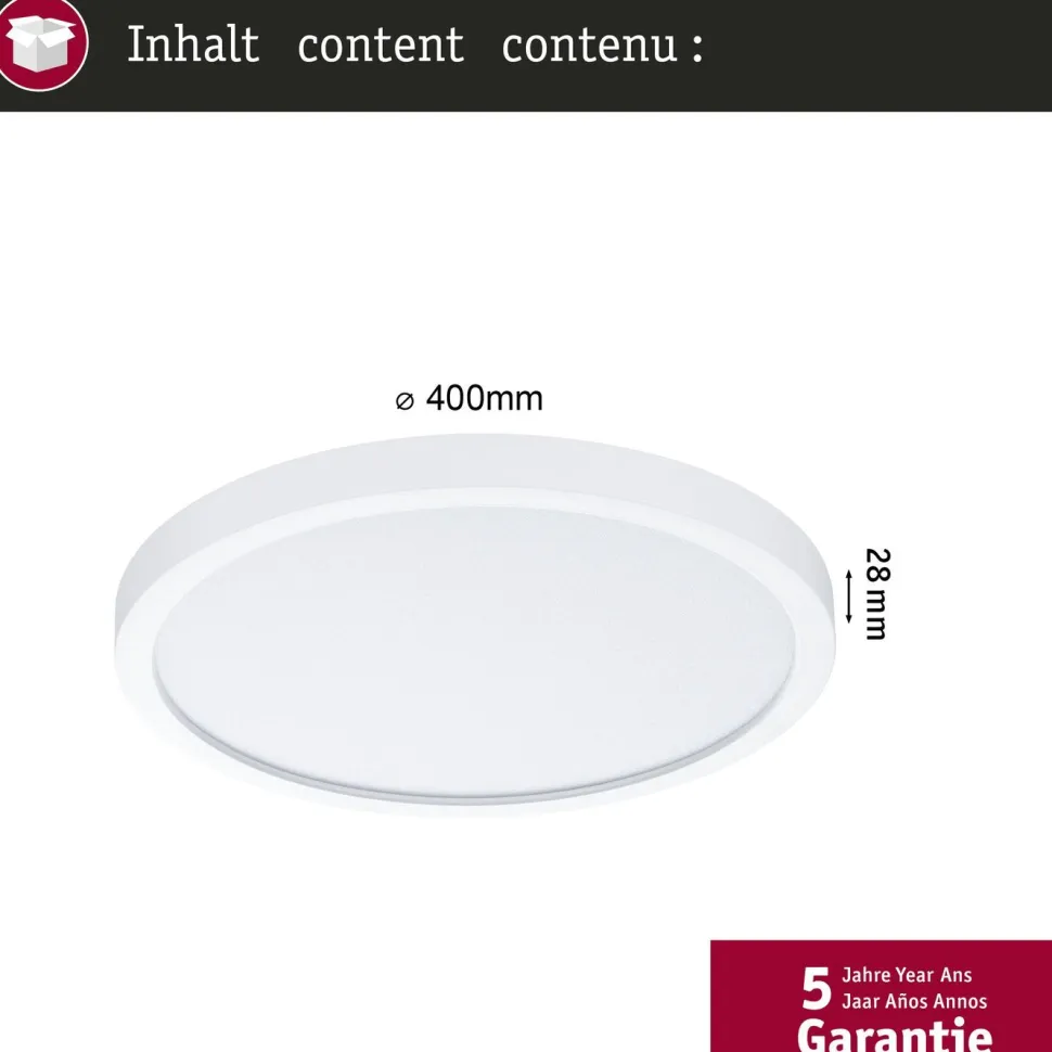 LED-paneeli Paulmann Alya Ø230mm 17W 1700lm 3000-6500K valkoinen