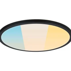 LED-paneeli Paulmann Atria Shine IP44 Ø398mm 20.8W 2800lm White Switch puunruskea tammi
