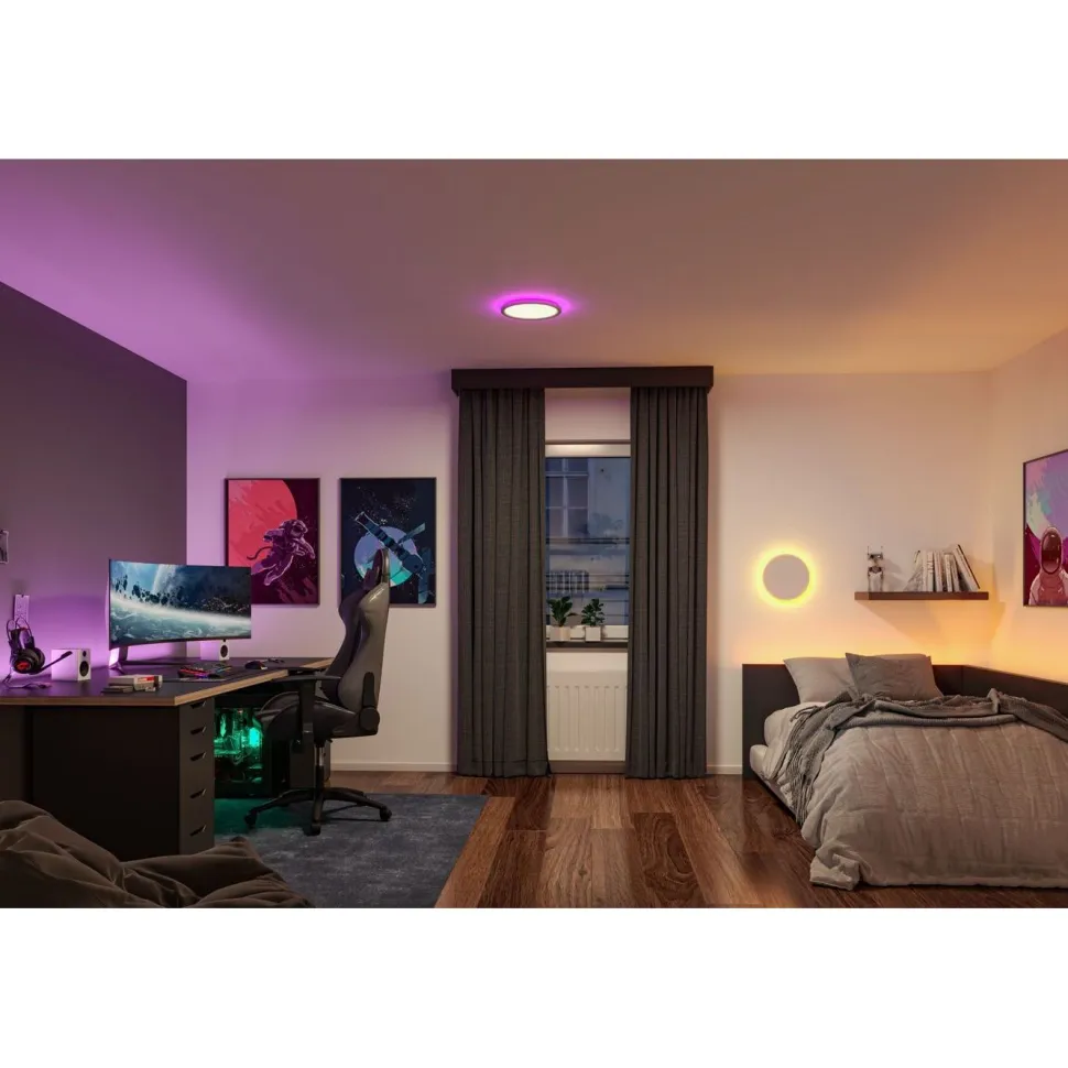 LED-paneeli Paulmann Atria Shine Ø290mm 19/2W 1500lm RGB+ himmennettävä valkoinen