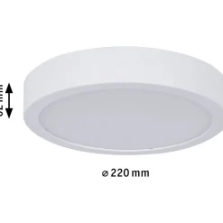 LED-paneeli Paulmann Aviar, IP44, 22cm, 13W, 950lm, 4000K, himmennettävä, eri värejä