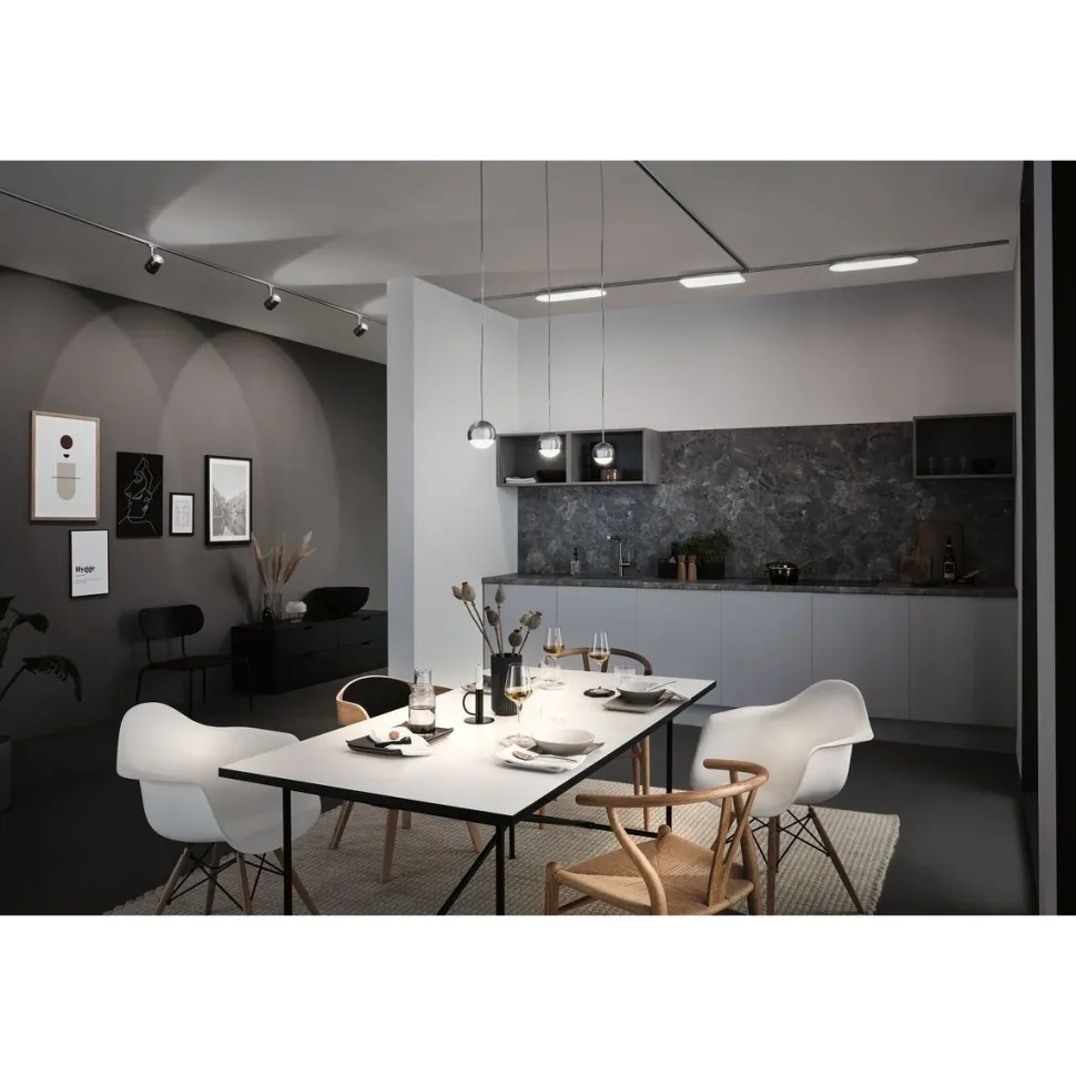 LED-Paneelivalaisin kiskoon Paulmann URail Campo 215x400mm himmennettävä valkoinen