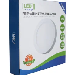 LED-paneelivalaisin Led Energie, 12W, 3500K, Ø174mm