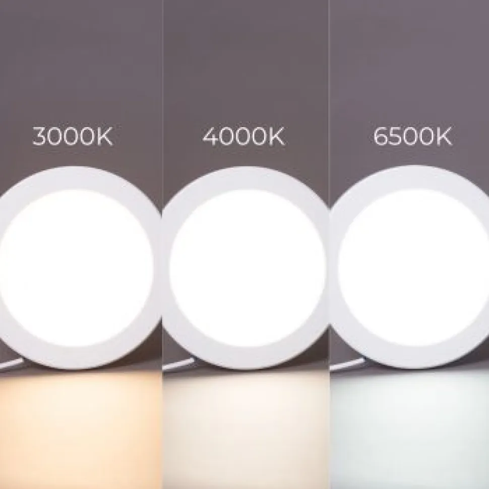 LED-Paneelivalaisin LED Energie Surface Round 6W IP43 himmennettävä