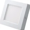 LED-paneelivalaisin Led Energie, 6W, 370lm, 3500K, pinta-asennettava, neliö, sisäänrakennettu liitäntälaite