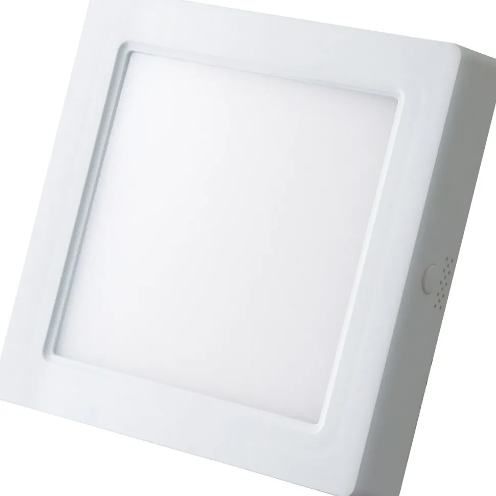 LED-paneelivalaisin Led Energie, 12W, 900lm, 3500K, pinta-asennettava, neliö, sisäänrakennettu liitäntälaite