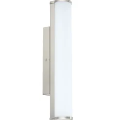 LED-peilivalaisin Eglo Calnova 8W 50x350x85 mm IP44 himmennettävä harjattu teräs/valkoinen