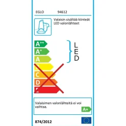 LED-peilivalaisin Eglo Tabiano 405 mm kromi
