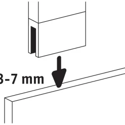 LED-peilivalaisin Paulmann Galeria Hook, IP44, 2700K, kromi