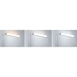LED-peilivalaisin Paulmann Luno, 39.6cm, IP44, säädettävä värilämpötila, alumiini