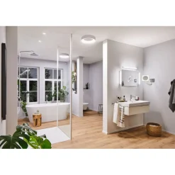 LED-peilivalaisin Paulmann Luno, 59.6cm, IP44, säädettävä värilämpötila, alumiini
