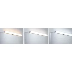 LED-peilivalaisin Paulmann Luno, 59.6cm, IP44, säädettävä värilämpötila, alumiini