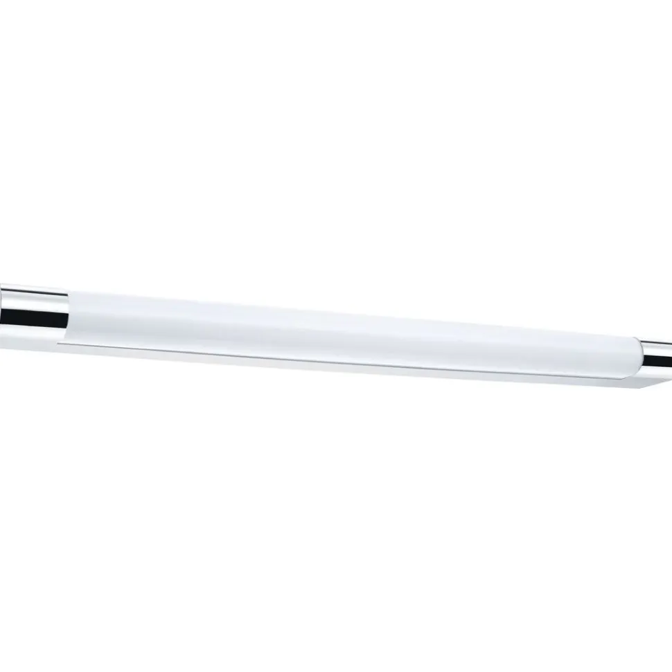 LED-peilivalaisin Paulmann Mizar, IP44, 3000K, kromi/valkoinen