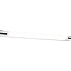 LED-peilivalaisin Paulmann Mizar, IP44, 3000K, kromi/valkoinen