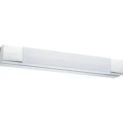 LED-peilivalaisin Paulmann Quasar, 44cm, IP44, 3000K, kromi/valkoinen