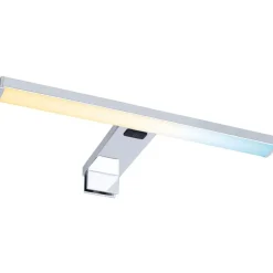LED-peilivalaisin Paulmann Selo, IP44, säädettävä värilämpötila, kromi