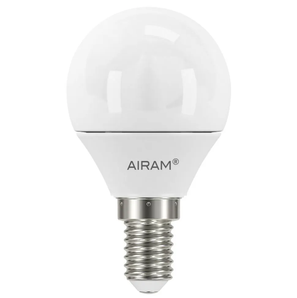 LED-pienkupulamppu Airam Pro P45 830, E14, 3000K, 470lm