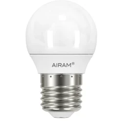 LED-pienkupulamppu Airam Pro P45 830, E27, 3000K, 470lm
