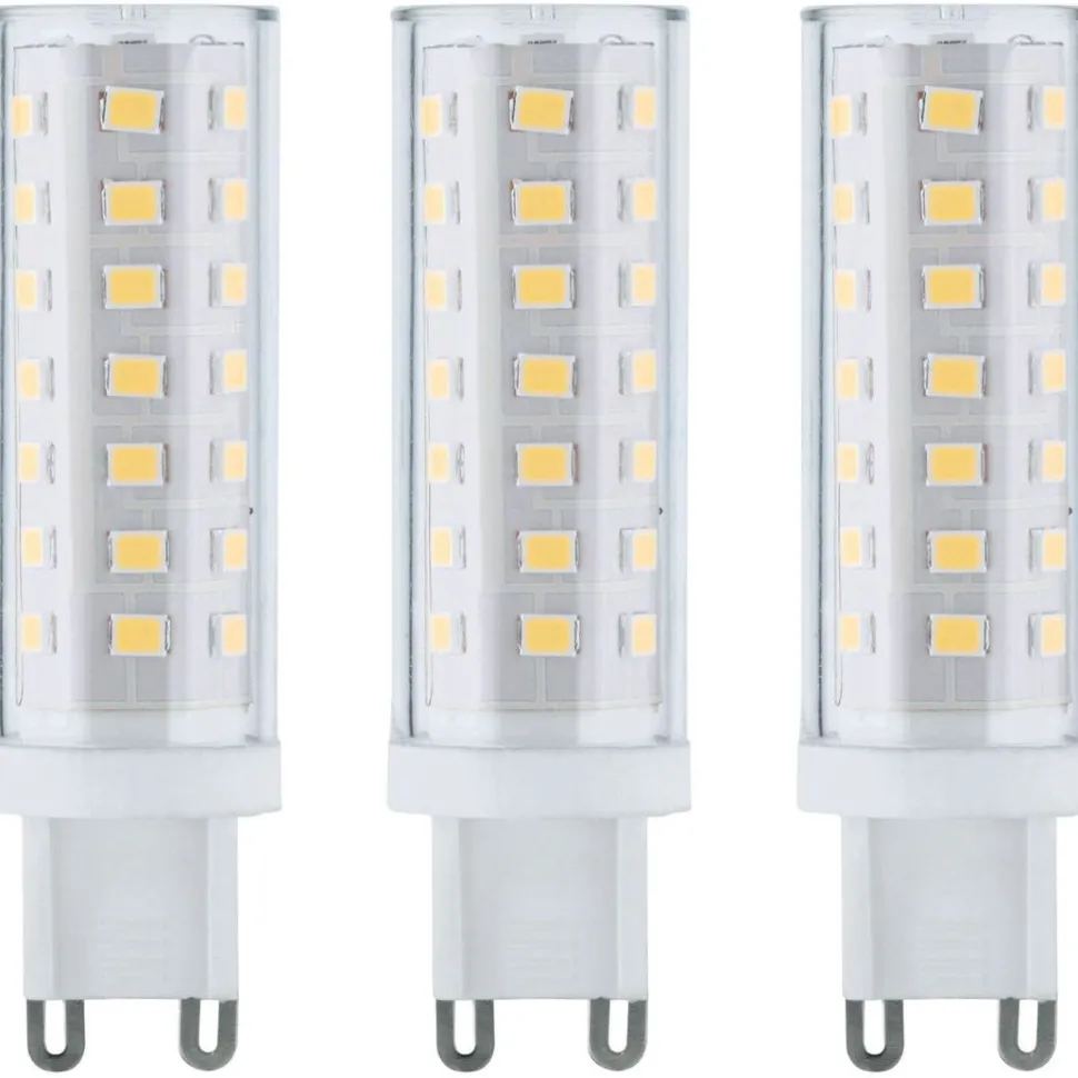 LED-pistokantalamppu Paulmann Pin Base, G9, 470lm, 5W, 4000K, kirkas, 3kpl