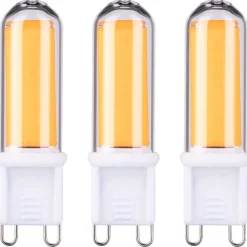 LED-pistokantalamppu Paulmann Pin Base, G9, 470lm, 4.6W, 2700K, kirkas, 3kpl
