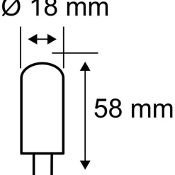 LED-pistokantalamppu Paulmann Pin Base, G9, 470lm, 4.6W, 2700K, kirkas, 3kpl