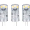 LED-pistokantalamppu Paulmann Pin Base, 12V, G4, 200lm, 1.8W, 2700K, kirkas, 3kpl