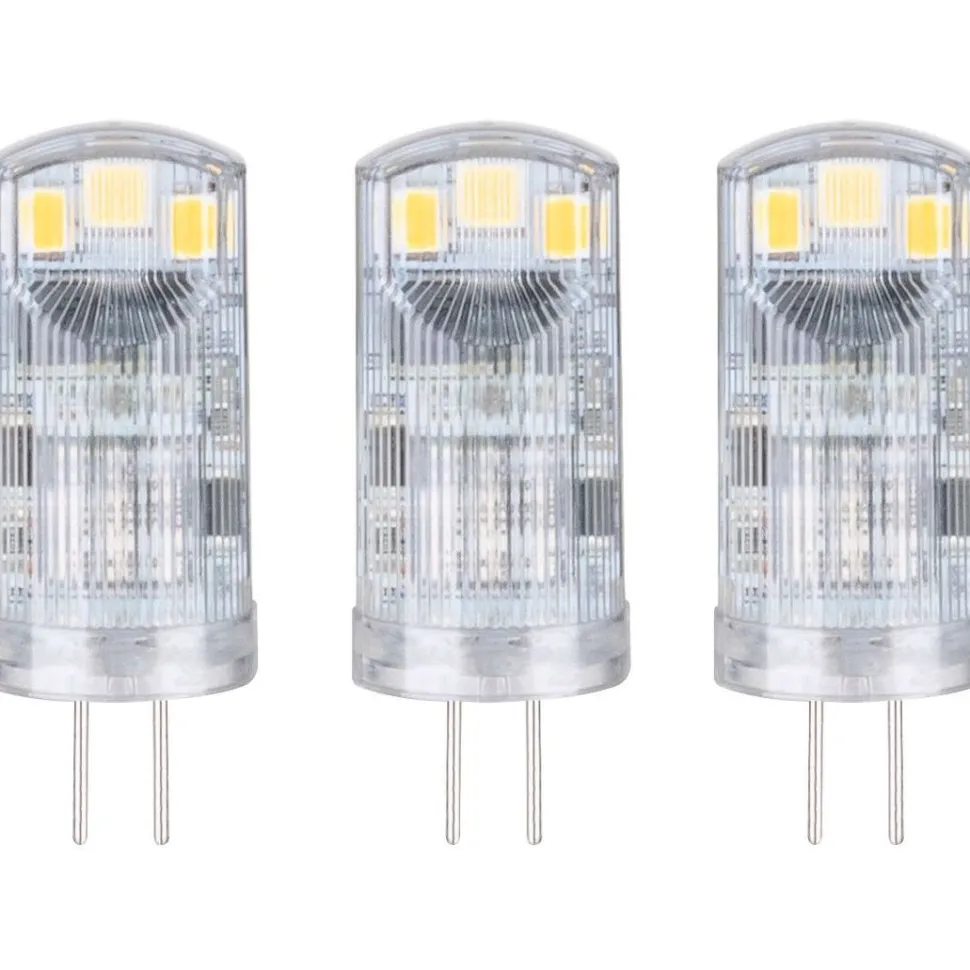 LED-pistokantalamppu Paulmann Pin Base, 12V, G4, 200lm, 1.8W, 2700K, kirkas, 3kpl