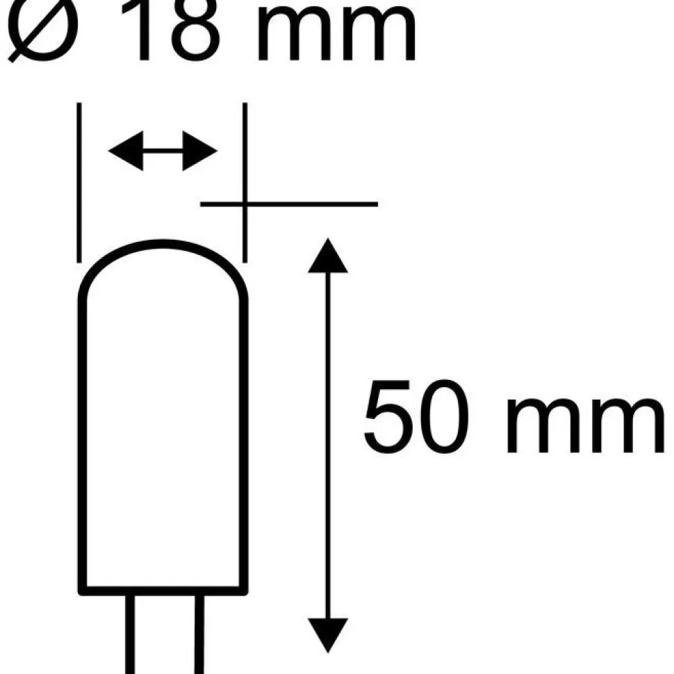 LED-pistokantalamppu Paulmann Pin Base, 12V, GY6.35, 400lm, 4W, 2700K, himmennettävä, kirkas
