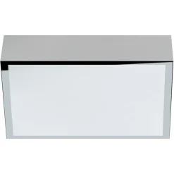 LED-plafondi Acri IP44 300x300x80 mm kromi liiketunnistimella
