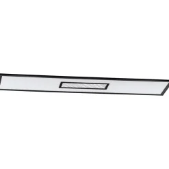 LED-Plafondi Eglo Bordonara 35W 119,5x29,5cm kaukosäädin RGBW musta/valkoinen