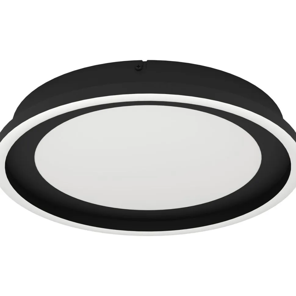 LED-Plafondi Eglo Calagrano Ø38cm värivaihto + kaukosäädin musta/valkoinen