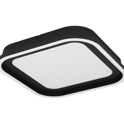 LED-Plafondi Eglo Calagrano 37,5x37,5cm värivaihto + kaukosäädin musta/valkoinen