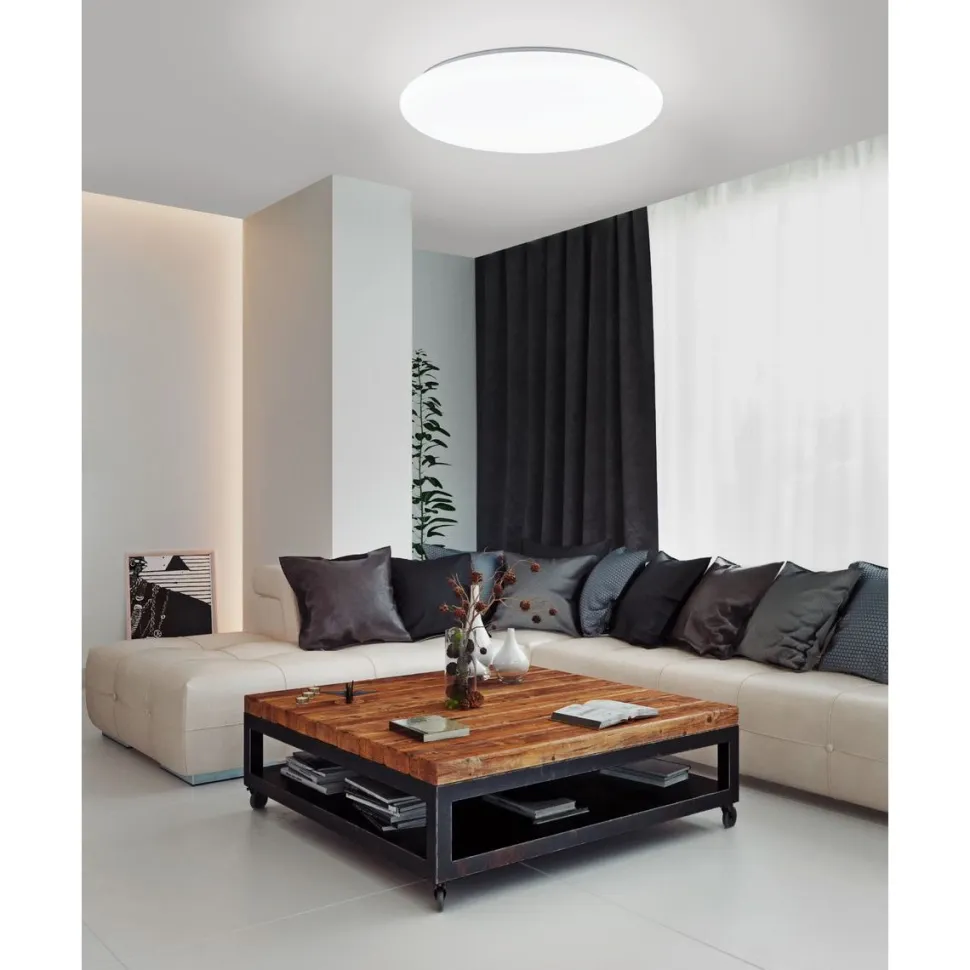 LED-Plafondi Eglo connect.z Totari-Z 53cm 44.8W kristalliefekti