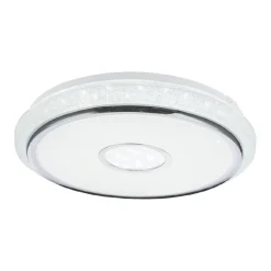 LED-plafondi Globo Dani Ø50cm 40W himmennettävä valkoinen