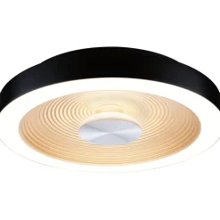 LED-plafondi Paulmann Volea Ø32cm IP44 3000K 470lm/1650lm 3.5/13W himmennettävä musta/kulta