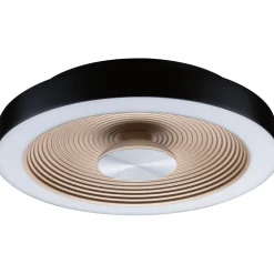 LED-plafondi Paulmann Volea Ø32cm IP44 3000K 470lm/1650lm 3.5/13W himmennettävä musta/kulta