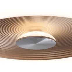 LED-plafondi Paulmann Volea Ø32cm IP44 3000K 470lm/1650lm 3.5/13W himmennettävä musta/kulta