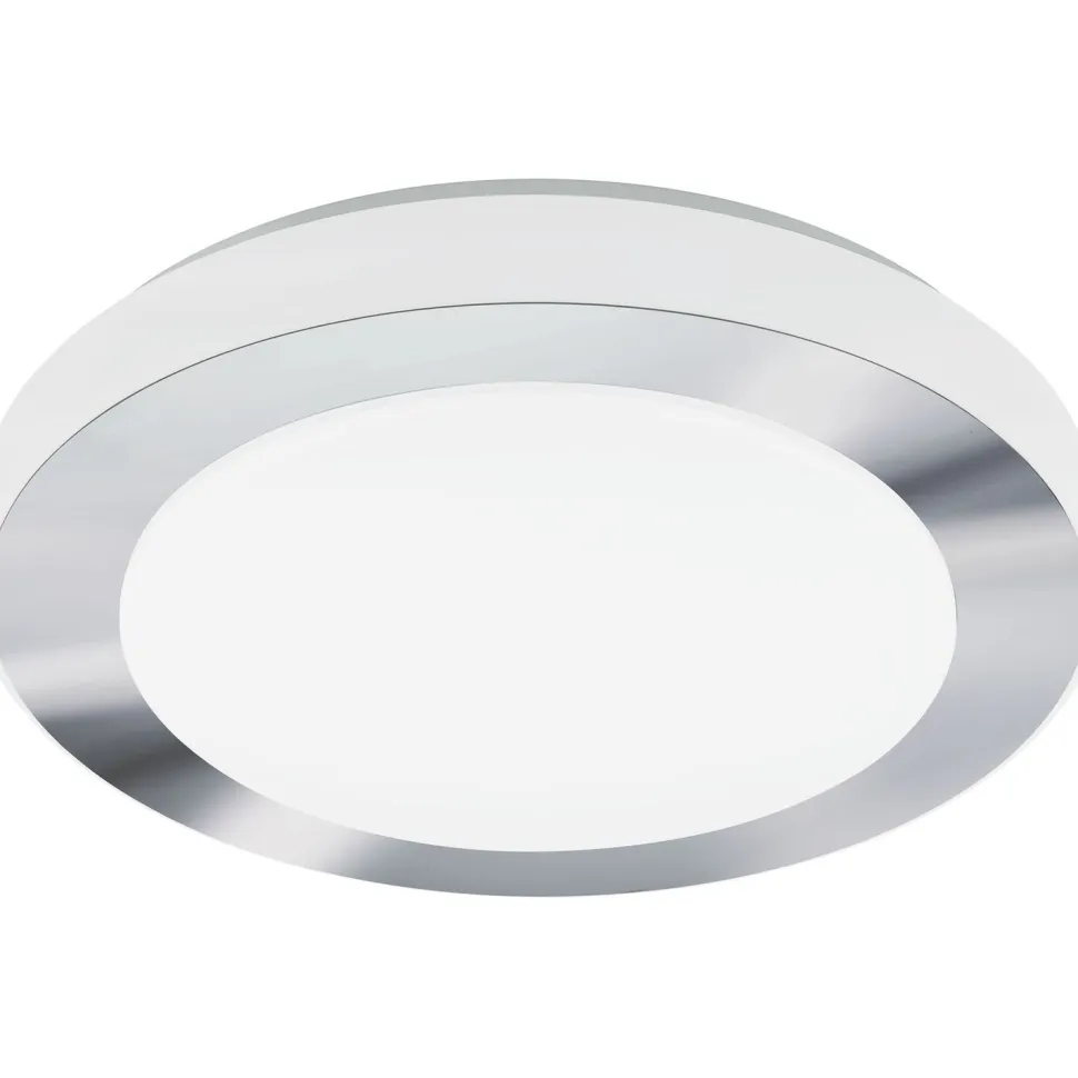 LED-plafondi Eglo Carpi Ø385 mm valkoinen/kromi