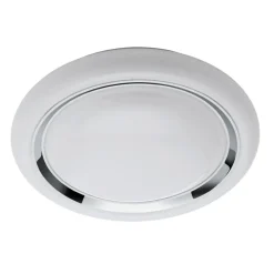 LED-plafondi Eglo Crosslink Capasso-C 17W Ø340x85 mm IP20 valkoinen/kromi