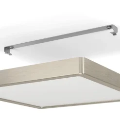LED-Plafondi Eglo Fueva 5 himmennettävä mattanikkeli/valkoinen eri kokoja