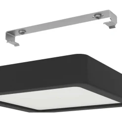 LED-Plafondi Eglo Fueva 5 IP44 musta/valkoinen eri kokoja