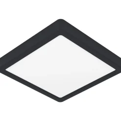 LED-Plafondi Eglo Fueva 5 IP44 musta/valkoinen eri kokoja