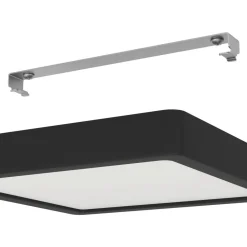 LED-Plafondi Eglo Fueva 5 IP44 musta/valkoinen eri kokoja