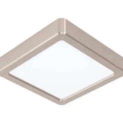 LED-Plafondi Eglo Fueva 5 4000K harjattu teräs pinta-asennettava vaihdettava LED eri kokoja
