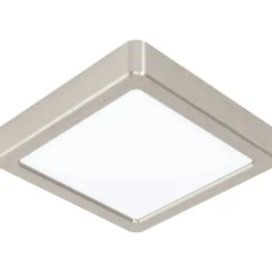 LED-Plafondi Eglo Fueva 5 3000K harjattu teräs pinta-asennettava vaihdettava LED eri kokoja