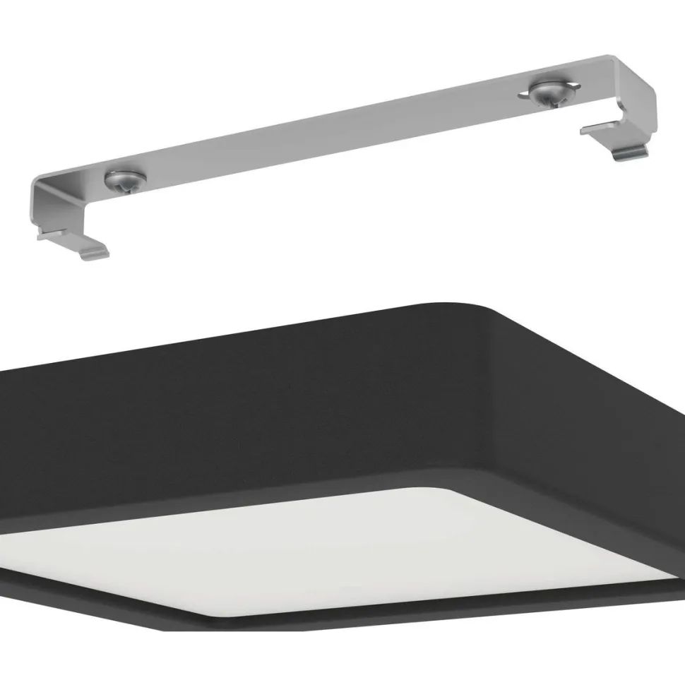 LED-Plafondi Eglo Fueva 5 11W 16x16cm himmennettävä musta/valkoinen