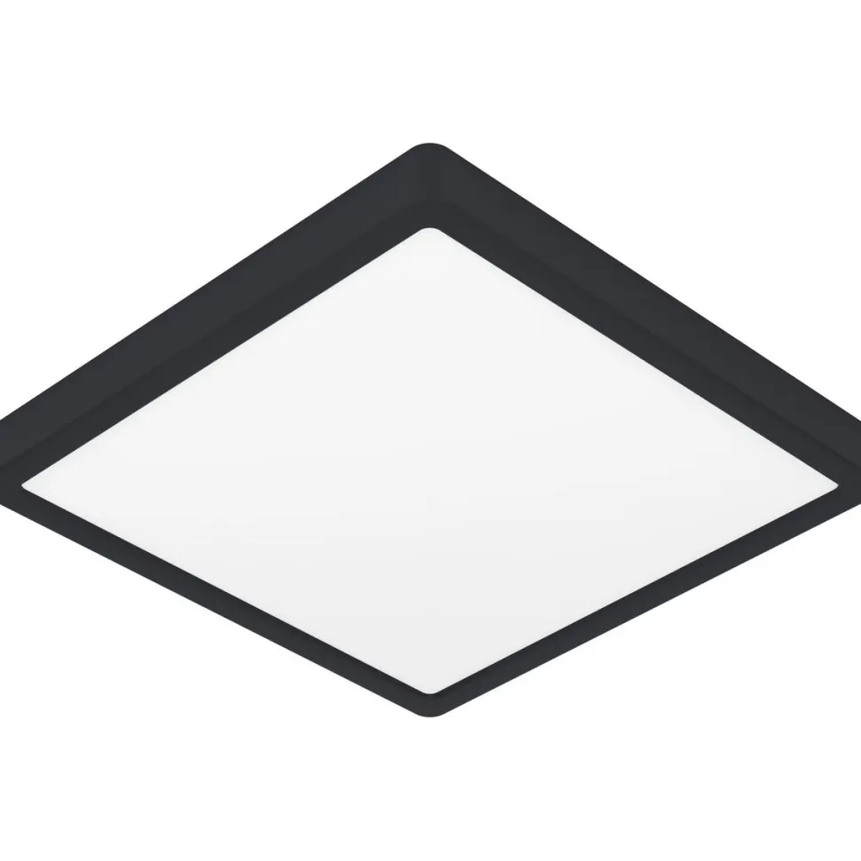 LED-Plafondi Eglo Fueva 5 11W 16x16cm himmennettävä musta/valkoinen