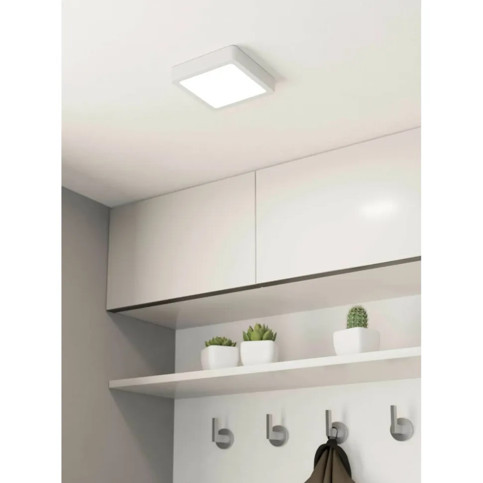 LED-Plafondi Eglo Fueva 5 11W 16x16cm himmennettävä valkoinen