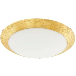 LED-plafondi Eglo Montenovo 16W Ø395x100 mm IP20 valkoinen/kulta