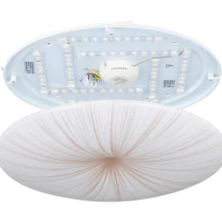 LED-Plafondi Eglo Nieves 1 valkoinen/kulta eri kokoja