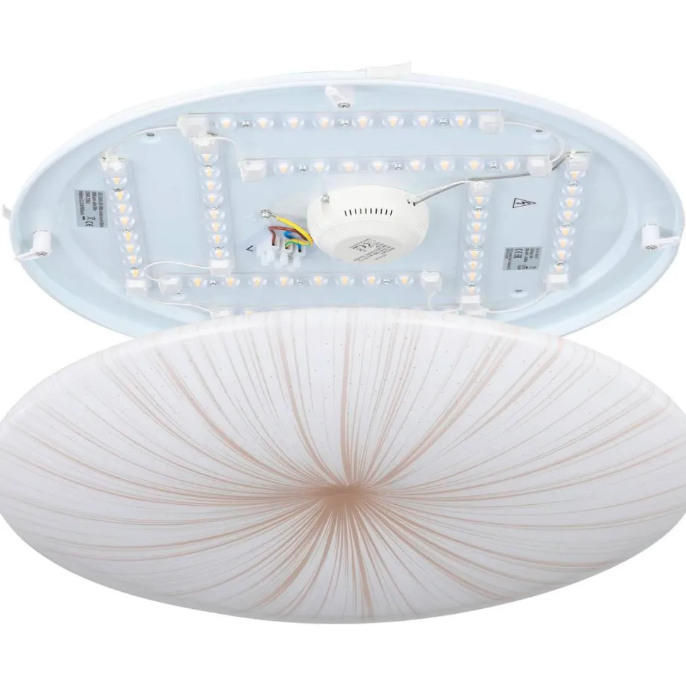 LED-Plafondi Eglo Nieves 1 valkoinen/kulta eri kokoja